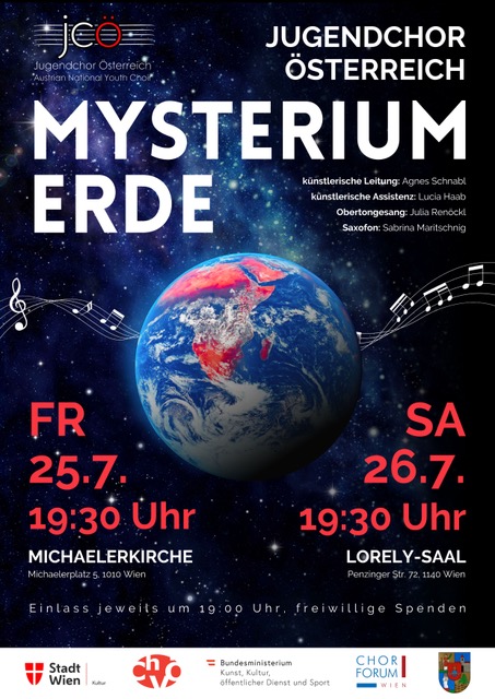 Mysterium Erde - Jugendchor Österreich-2025